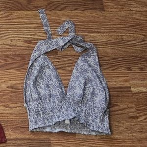 Shein cropped halter